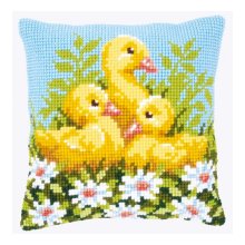 0146248-PN Подушка Vervaco 'Утята в ромашках I' 40x40 см