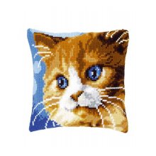 0149441-PN Подушка Vervaco 'Рыжий кот' 40x40 см