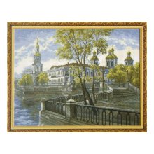 771 Набор для вышивания Hobby&Pro по мотивам одноименной акварели К. Куземы 'Никольский собор', 45х35 см