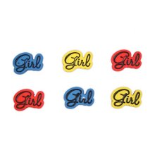 I1584-DW2 Декоративный элемент 'Girl', упак./6 шт., Magic Buttons