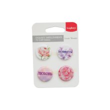 SCB340001093 Набор фишек из металла № 2 'Любовь', ScrapBerry's