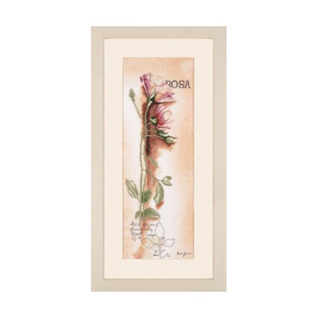 0008050-PN Набор для вышивания LanArte 'Роза 'Botanical'' 20x60 см