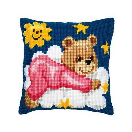 0008574-PN Подушка Vervaco 'Мишка' 40x40 см 0008574-PN Подушка Vervaco 'Мишка' 40x40 см