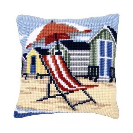 0145641-PN Подушка Vervaco 'На пляже' 40x40 см