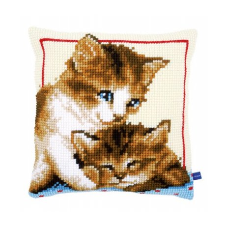 0149235-PN Подушка Vervaco 'Котята' 40x40 см
