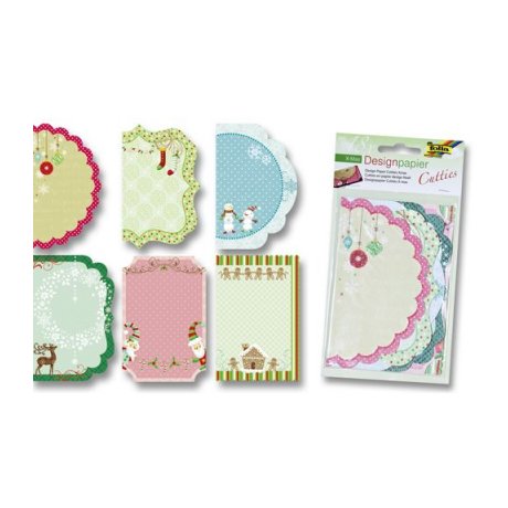 11109 Набор тэгов (ярлычков) 'Рождество', 11,5х22 см, упак./24 шт., Folia