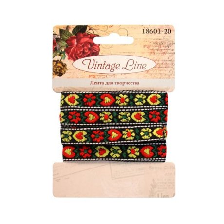 18601-20 Лента декоративная,10 мм x 1,5 м, Vintage Line