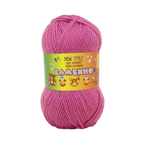 Пряжа Камтекс 'Бамбино' 50 гр. 150 м. (35% шерсть меринос, 65% акрил) Пряжа Камтекс 'Бамбино' 50 гр. 150 м. (35% шерсть меринос, 65% акрил)